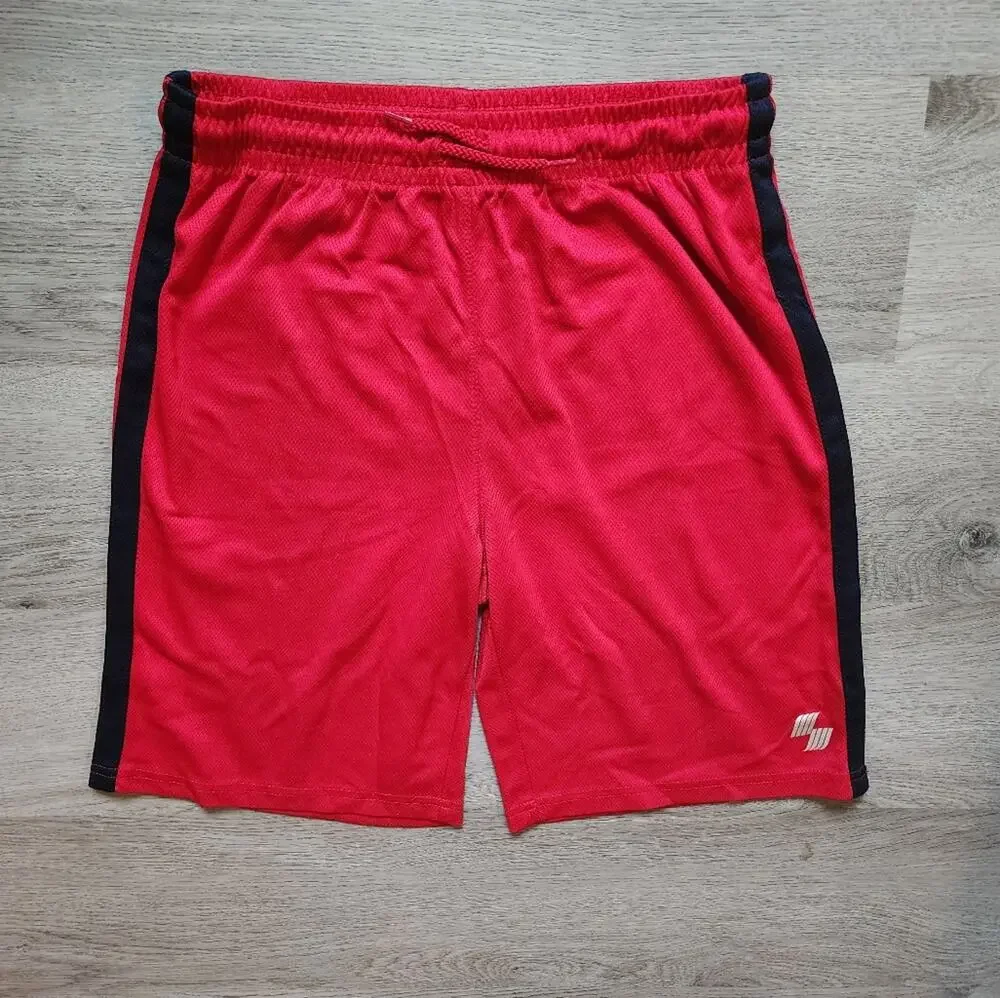 The Children's Place Boy's Red Athletic Pull On Activewear Shorts Large L 10-12